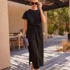 Khaki Green 100% Cotton Twist Short Sleeved T-Shirt Summer Dress