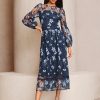 Lipsy Black Bow Neck Sleeveless Bodycon Midi Dress