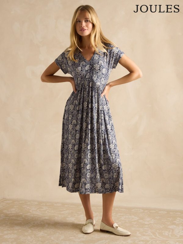 Joules Nia Multi V-Neck Dress