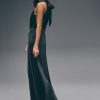 Friends Like These Black High Neck Long Sleeve Midi Dress with Bow Detailing