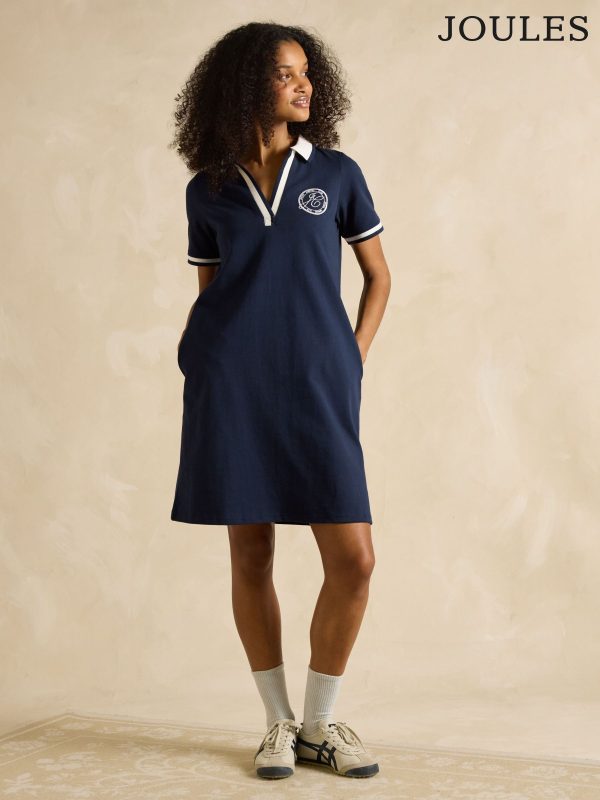 Joules Evie Navy Jersey Dress