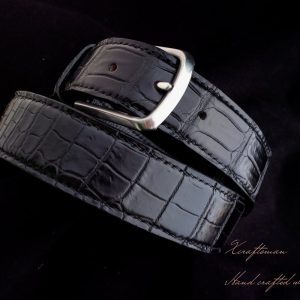 Men’s Black alligator belt, Handmade Belts, Classic belt for men, Men’s belt, Unique Belts ,belt for man, gift for him, mens gift,