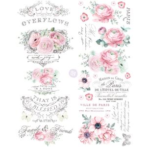 OVERFLOWING LOVE – Furniture Transfers, ReDesign with Prima,  Prima Transfer, Decor Transfer, Furniture Transfer