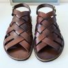 Mens leather sandals, Greek spartan sasndals, Calf leather timeless sandals men, Sandalen herren, Sandales cuir homme