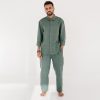 Mens linen pajamas – linen pants and linen shirt for men, 2nd anniversary gift