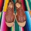 Mens Brown Black Criss Cross T Strap Leather Flat Kolhapuri Sandals, Boho Style Handmade Slip Ons Slides Summer Shoes Ethnic Indian