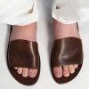Handmade African Men’s Sandals/Genuine Leather Beaded Flip-Flops/Comfortable Summer Sandals for Men/African Shoes/Unique Gift for Him