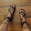 Brown men’s gladiator sandals Handmade in Italy | Gianluca – L’artigiano del cuoio