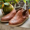 Men’s Leather Slide Sandals – Handmade Black Buckle Sandals