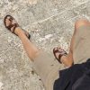Brown men’s gladiator sandals Handmade in Italy | Gianluca – L’artigiano del cuoio