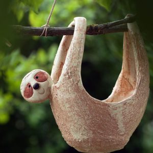 Hanging sloth planter, planter pot, modern plant pot, funny design, sloth