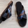 Premium Leather Men’s Sandals | Handmade Anti-Skid Slides with Rubber Sole | Open Toe Slippers for Men and Women