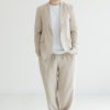Warm Linen Pants Eloy for Men, Classic Trousers for Men, Men’s Linen Trousers, Linen Pants For Men with Pockets, Linen Pants Men