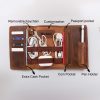 Handmade Leather Charger and Cable Organizer Bag, Cord organizer, Travel charger bag, Custom Organizer, Fathers day gifts, Gift for her him