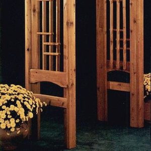 Free Standing Garden Arbor EZ Woodworking Outdoor Garden Building Plan 121