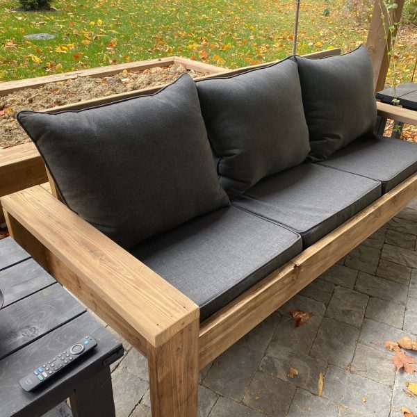 Outdoor Sofa DIY Plans – Easy Patio Furniture Building Guide – HomePro Hero Inspired Digital Download