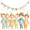 Happy Holiday Pajama Top and Pants | PDF Sewing Pattern | pajama sewing pattern for kids | toddler pajama | girl pajama, kids pajama pattern