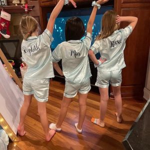 Personalized Kids PJ set,Gifts For Birthday,Back to school Gifts,Custom Pj sets for Toddlers,Satin Pyjama sets for kids,Slumber Party  PJ’s