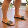 Men Grounding Sandals | Dark Brown | Sustainable Handmade Leather Men Traveler Sandals | Copper Rivets