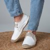 Lace-up men espadrilles handmade in Spain. Canvas from RECYCLED PLASTICS. Vegan – sustainable – natural