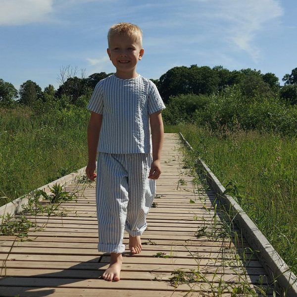 PDF Sewing Pattern for Unisex Pants Hubert Ages 2-6 – Boys and Girls Easy Sewing Project for Beginners, English Language.