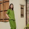 Katherina Set Linen Sewing Pattern, Linen Pants, Linen Crop-Pants Bali Set, Corn Set, Two Piece Set, Format letter-A4-A0 PDF