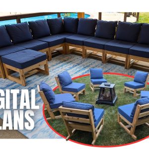 Modular Outdoor Patio Furniture – Digital Plans