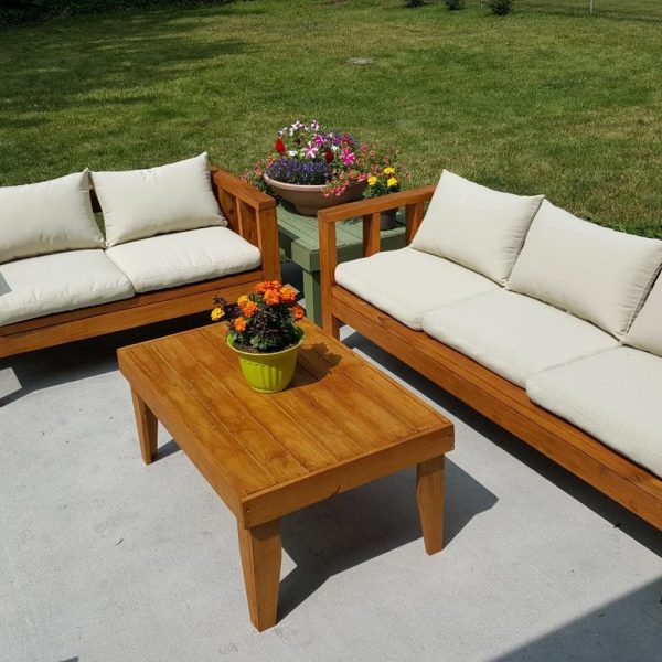 DIY Patio Sofa Set, Coffee Table Build Plan, Patio Bench Plan, DIY Furniture Plan, PDF Download, Outdoor Furniture Plans, Garden Table Bench