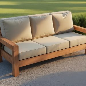 DIY Wooden outdoor sofa build plan, woodworking plans, patio furniture, garden chair plans, sofa plans, DIY build plan, PDF File
