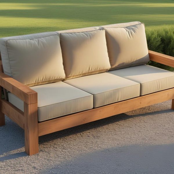 DIY Wooden outdoor sofa build plan, woodworking plans, patio furniture, garden chair plans, sofa plans, DIY build plan, PDF File