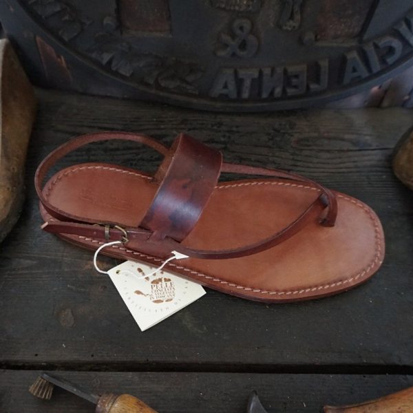 Men’s Flip Flop Sandals Leather and Vegetable Tanned Leather Mario Doni, Handmade Customizable Men’s Leather Sandal, Made in Italy