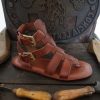 Men’s Flip Flop Sandals Leather and Vegetable Tanned Leather Mario Doni, Handmade Customizable Men’s Leather Sandal, Made in Italy