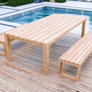 DIY Patio Picnic Table Plans, Garden Table Plans, Outdoor Dining Table Plans With Bench or Stool, Easy Build, PDF Instant Download