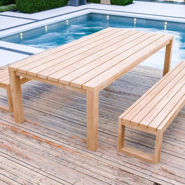 DIY Patio Picnic Table Plans, Garden Table Plans, Outdoor Dining Table Plans With Bench or Stool, Easy Build, PDF Instant Download