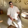 Linen Two Piece Set SHIRT & PANTS, Mens Linen Set, White Linen Shirt And Pants