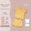 Kids Pajamas PDF Sewing Pattern Toddler Pajamas Set Kids Classic Pajamas Sewing Pattern PDF Holiday Night Pajamas Winter Loungewear Set