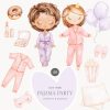 Children’s Pajama Set sewing pattern, Kid’s t-shirt and pants sewing pattern set, lounge set pattern  Sıze 3Y-15Y /Easy sewing project