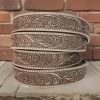 Handmade Men’s Western Belt Genuine Full Grain Leather Heavy Duty Without Buckle