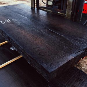 Black Bog Oak Slab Wood Table