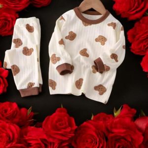 Children’s Long Sleeve Pajama Set – Cute Design, Lightweight & Comfortable Sleepwear Outfit