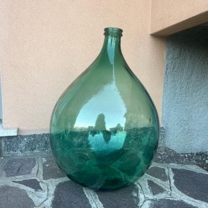 Demijohn 54 liter glass jar – blue – 54 liters – decor – design – Vintage wine bottle 54l XXL outdoor decoration