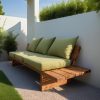 Picnic Table Plans, DIY Backyard Table, 6 Foot Outdoor Garden Table, Patio Furniture Blueprints.