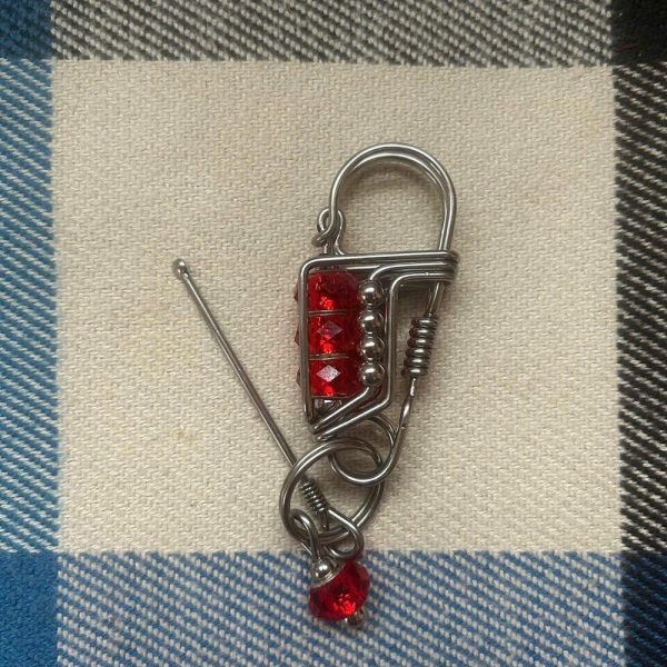 keychain for men, handmade wire wrapped keychain, Handmade stainless steel wire Carabiner keychain – Gifts for boyfriend and truck driver
