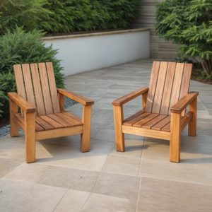 DIY Outdoor Chair, Patio Chair, Garden Chair, Modern Outdoor Chair, Easy Build Plan, Step By Step Instructions
