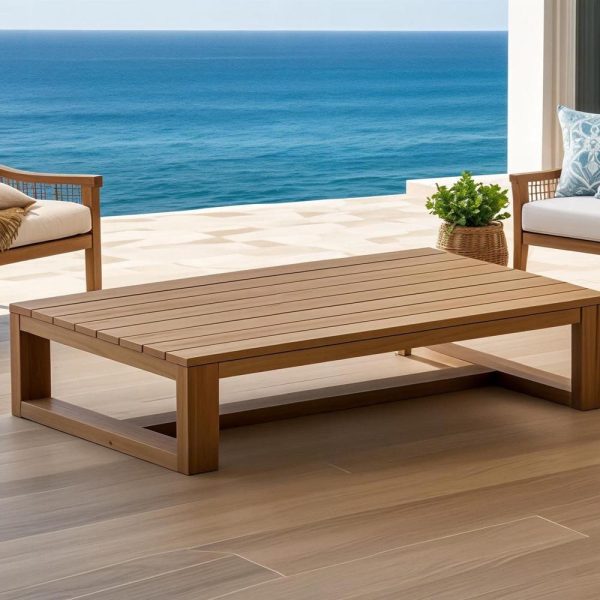 Outdoor Patio Coffee Table DIY Plan – Modern Woodworking Blueprint for Garden & Deck – Instant PDF Download | Imperial and Metric plans |