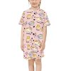 Pajama set Sewing Pattern For Girl PDF  pattern,Suitable For  A4-A0-US Letter- DXF,Age Range 2-16 years