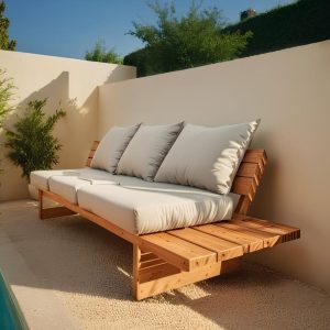 DIY Outdoor sofa build plan – Woodworking plans- Patio furniture – Garden sofa plan – Minimalist sofa – Outdoor furniture – PDF File