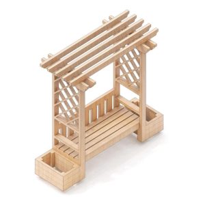 Arbour Garden Seat- Wooden Garden Arbours DIY Garden Bench | Garden Furniture | Bench blueprint | Diy Crafts | Instant download