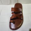 Mens huarache sandals Rhombuses Oochel